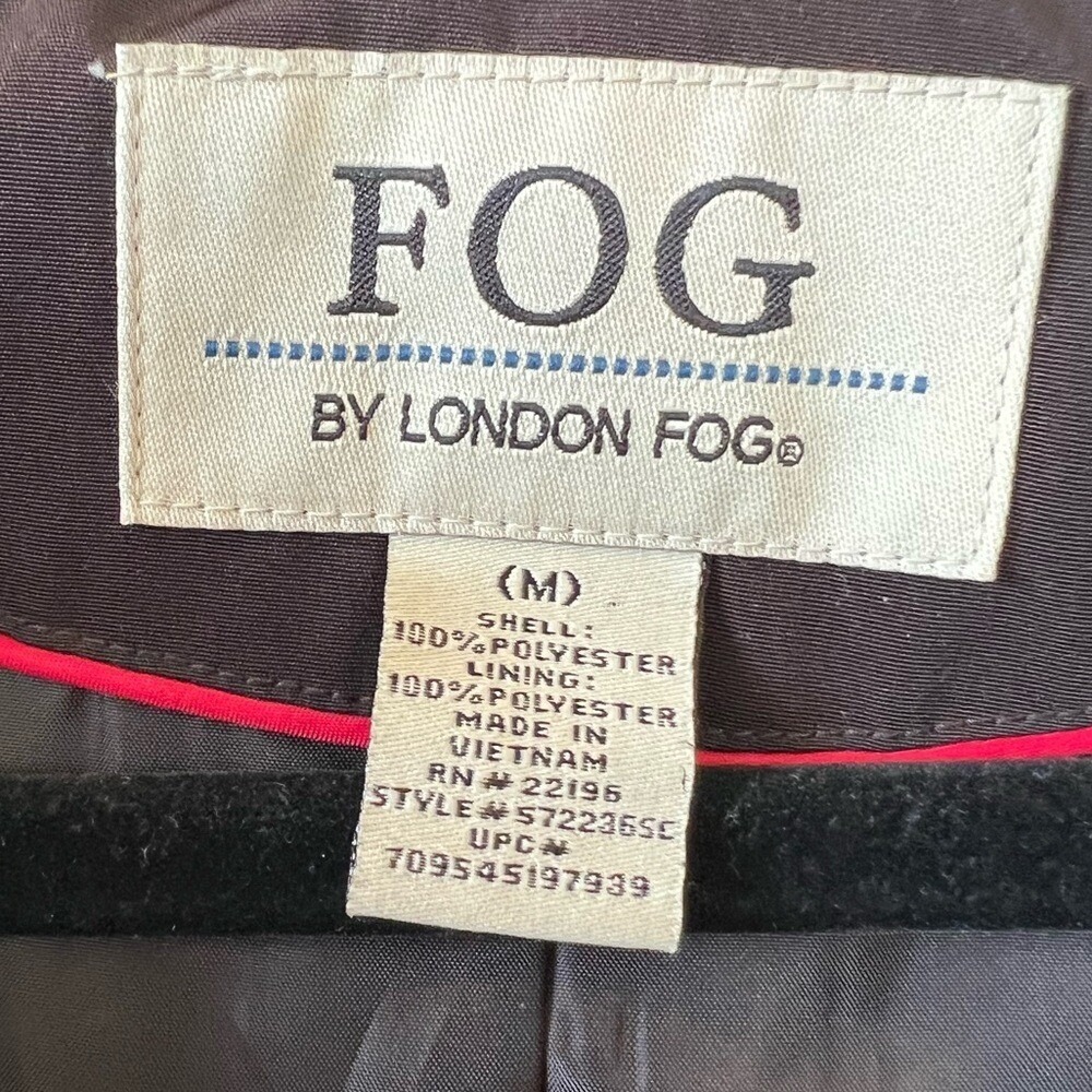 London Fog Trench Coat Women M Brown Removable Hood Lightweight‎ Classic Neutral - Picture 3 of 13